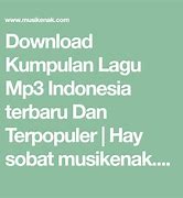 Download Lagu Mp3 Indonesia Terbaru